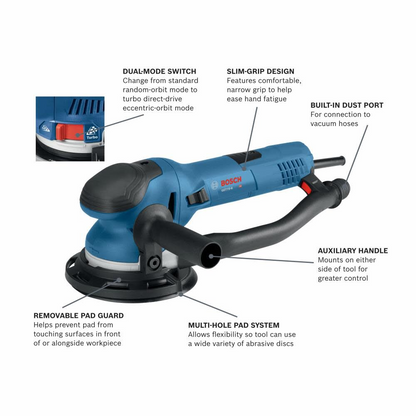 Bosch 6 Inch Dual-Mode Random Orbit Sander