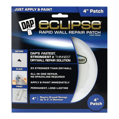 DAP 4" White Eclipse Rapid Wall Repair Patch