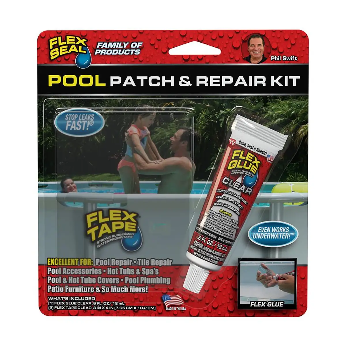 Flex Seal Pool Patch and Repair Kit