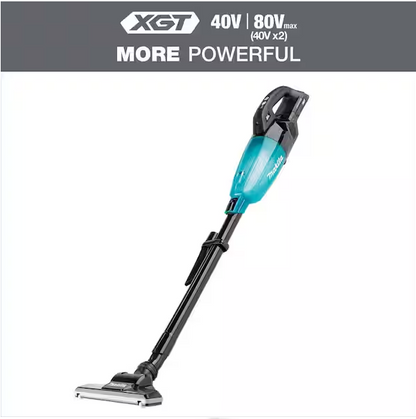 Makita 40V max XGT Brushless Cordless 4-Speed HEPA Filter Compact Vacuum, Tool Only