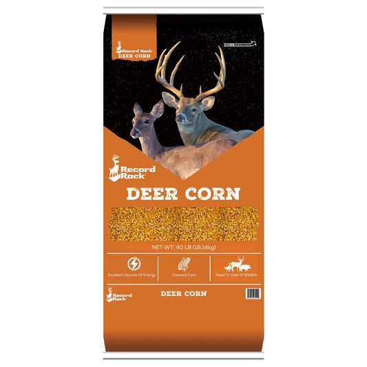 RECORD RACK 40 lb Record Rack Deer Corn