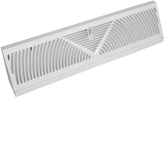 IMPERIAL White Baseboard Register