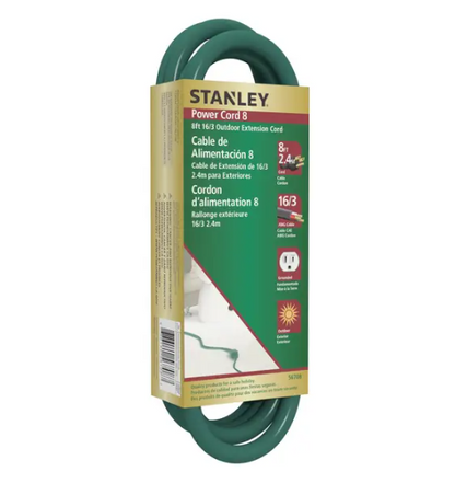 STANLEY 8' Outdoor Power Cord