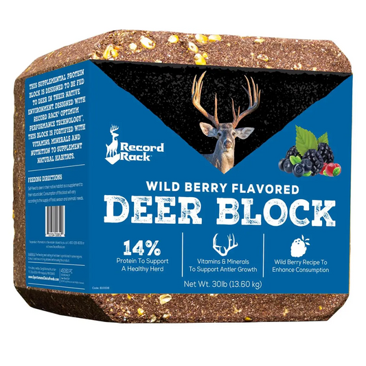 RECORD RACK 30 lb Record Rack Deer Block
