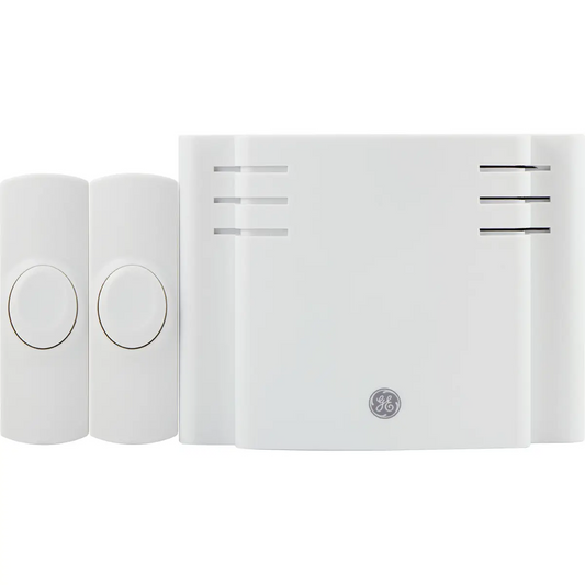 JASCO Battery Operated 8-Chime 2-Push Button Wireless Door Chime Kit