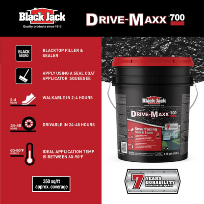 BLACK JACK  4.75 Gallon Drive Maxx 700 Driveway Resurfacing Filler and Sealer