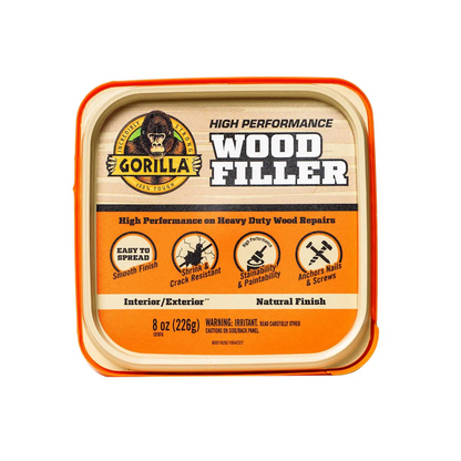 GORILLA 8 oz Natural Wood Filler Tub