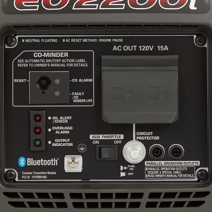 Honda Eu 2200-Watt Single Fuel (Gasoline) Inverter Generator