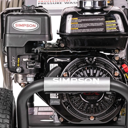 SIMPSON 3300 PSI at 2.5 GPM HONDA GX200 with AAA Triplex Pump Cold Water Professional Gas Pressure Washer
