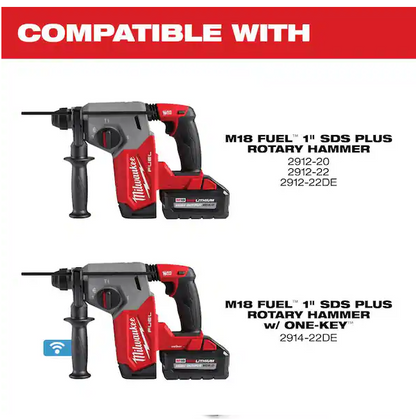 MILWAUKEE M18 18-Volt Lithium-Ion Cordless HammerVac HEPA Filtered Dust Extractor for 1 in. SDS Plus Rotary Hammer (Tool-Only)